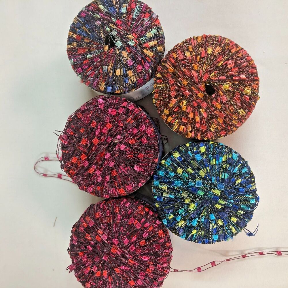 Berroco Mosaic FX Ribbon Yarn 5 balls